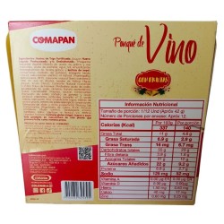 Ponqué De Vino Con Frutas Comapan X500Gr