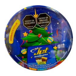 Galletas Jet Wafer Cuadritos Navidad X15 Unidades