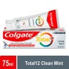 Crema Dental Colgate Total 12 Clean Mint 75mL