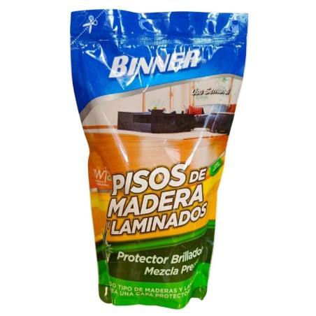 Protector Brillador Para Pisos De Madera Y Laminados Binner X500Ml