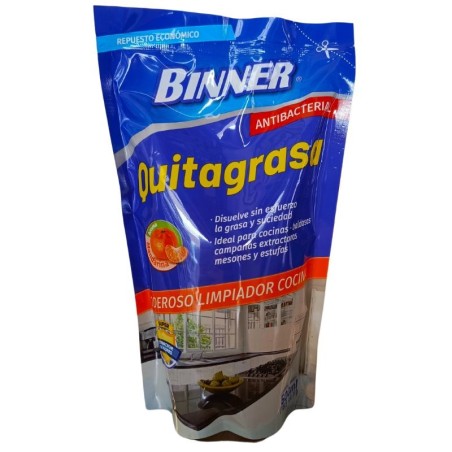 Binner Quitagrasa DoyPack X500ML