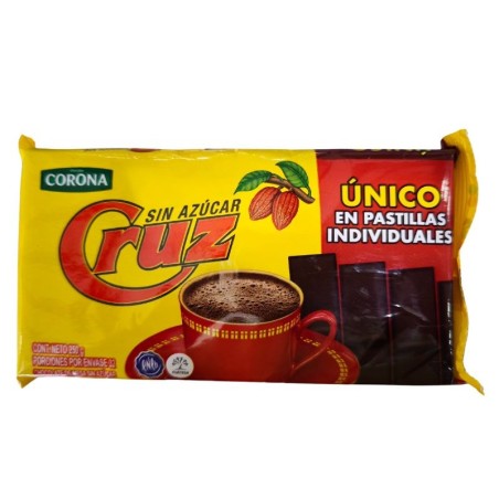 Chocolate Cruz Sin Azúcar  X250Gr