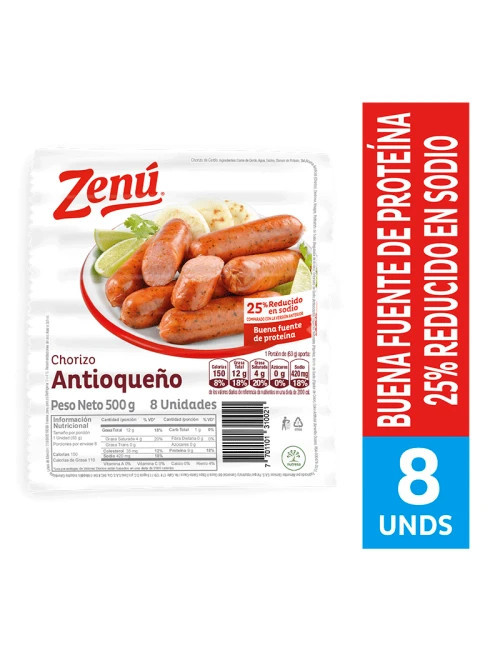 Chorizo Antioqueño Zenú 8...