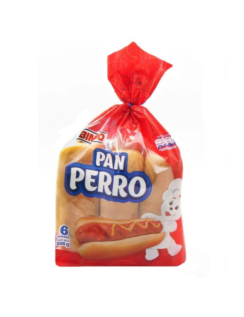 Pan Perro Bimbo 6 Und 205gr