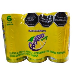 Quatro Toronja Sabor Original X6 Unidades X269Ml