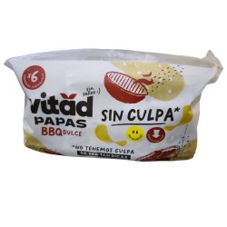 Papas Vitad BBQ Dulce Lonchera X6 Unidades