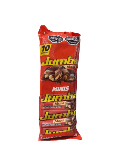 Chocolatina Jumbo Maní Mini...