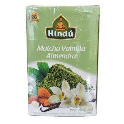 Te Hindu Verde Y Matcha Sabor A Vainilla Y Almendra X20 Unidades