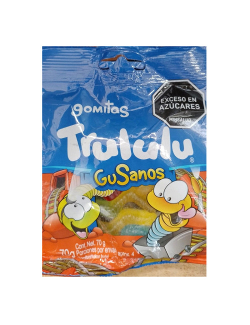 Gomitas Trululu Gusanos X70Gr