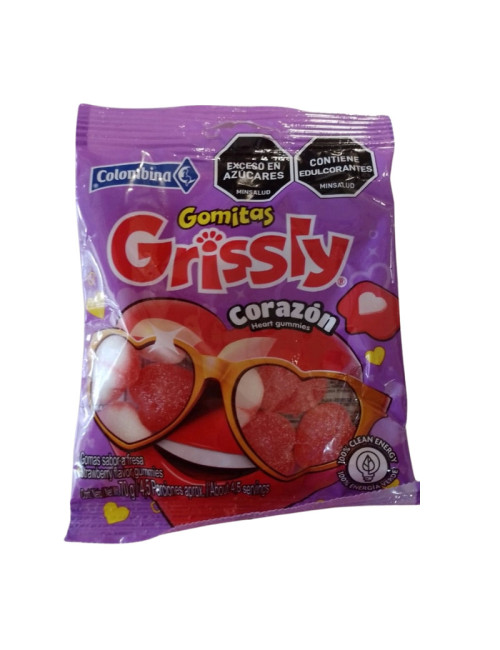 Gomitas Grissly Corazon X70g