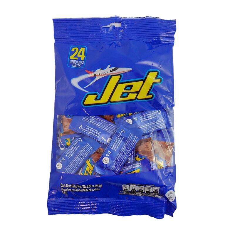 Chocolatina Jet Tradicional 24 Und 144gr