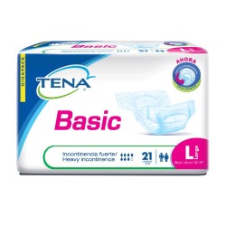 Pañal Tena Basic L 21 Unidades