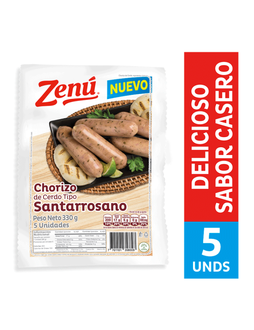 Chorizo Santa Rosano Zenú 5...