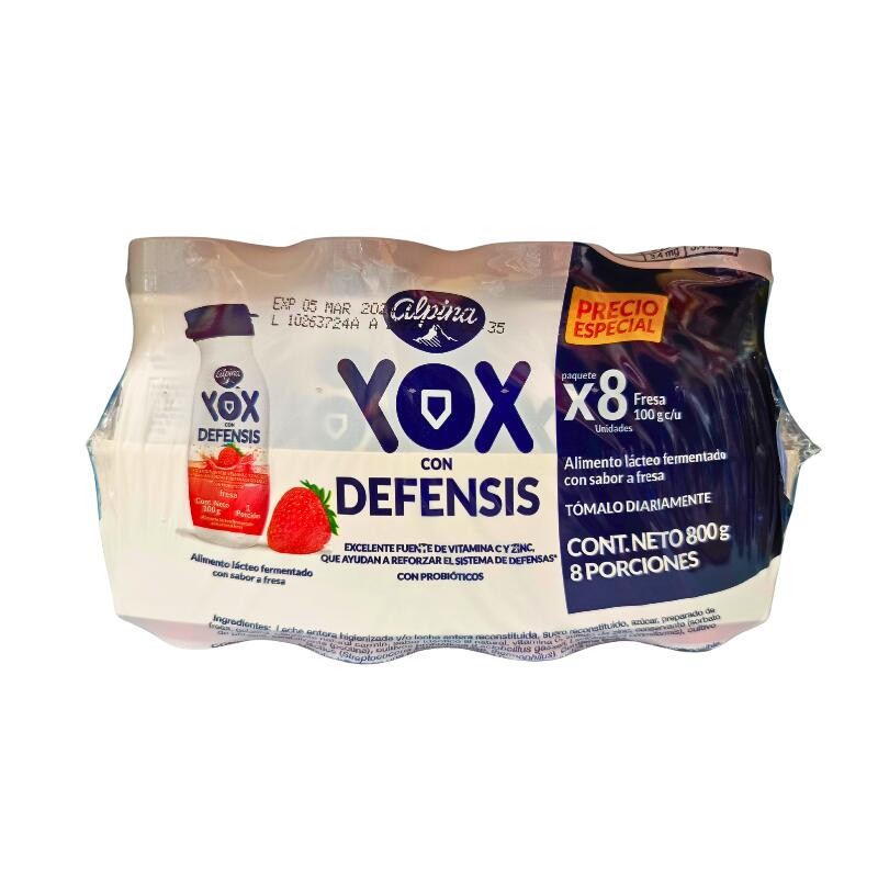 Yogurt Yox 8 Und 800gr