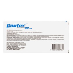 Goutex Procaps 30 Cápsulas 80mg