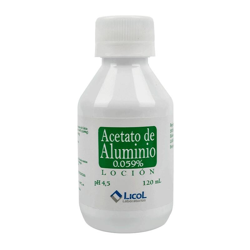 Acetato de Aluminio Licol Loción 120mL