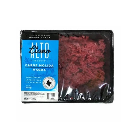 Carne De Res Molida Magra Llano Alto 450gr