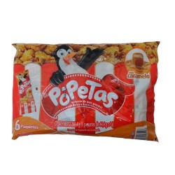 Popetas Caramelo Bonice 6 Und 266gr