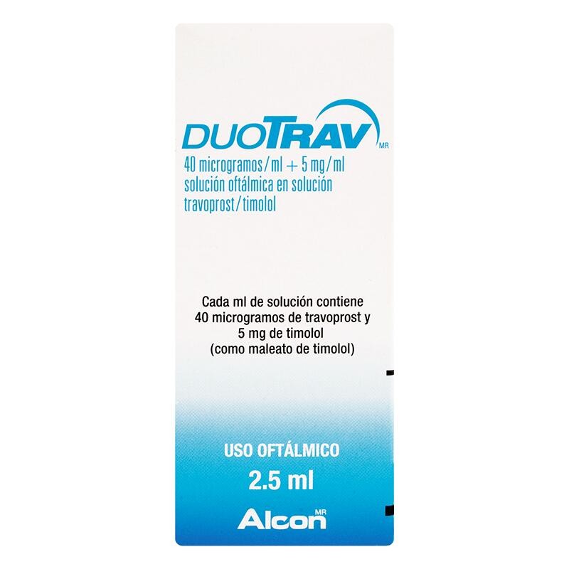 Duotrav Solución Oftálmica  Alcon 2.5ml