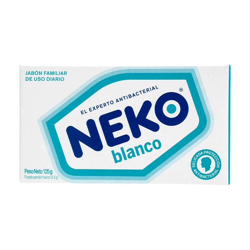 Jabón Neko Blanco Antibacterial 125gr