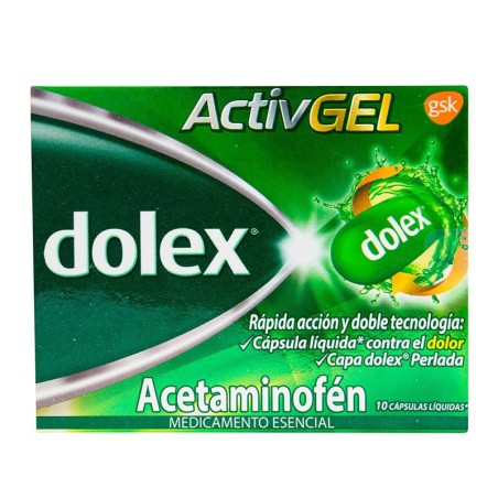 Dolex Activ-Gel 10 Cápsulas 500mg