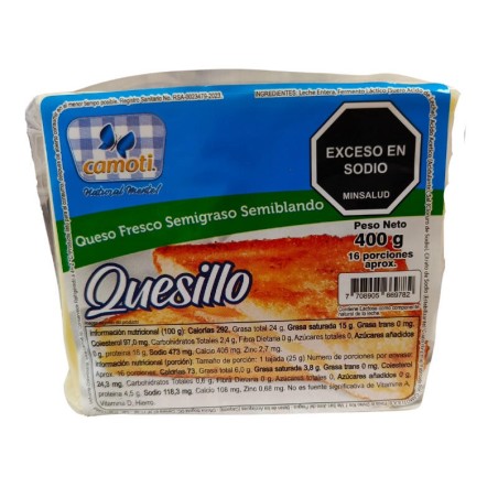 Quesillo Camoti Tajado x400g