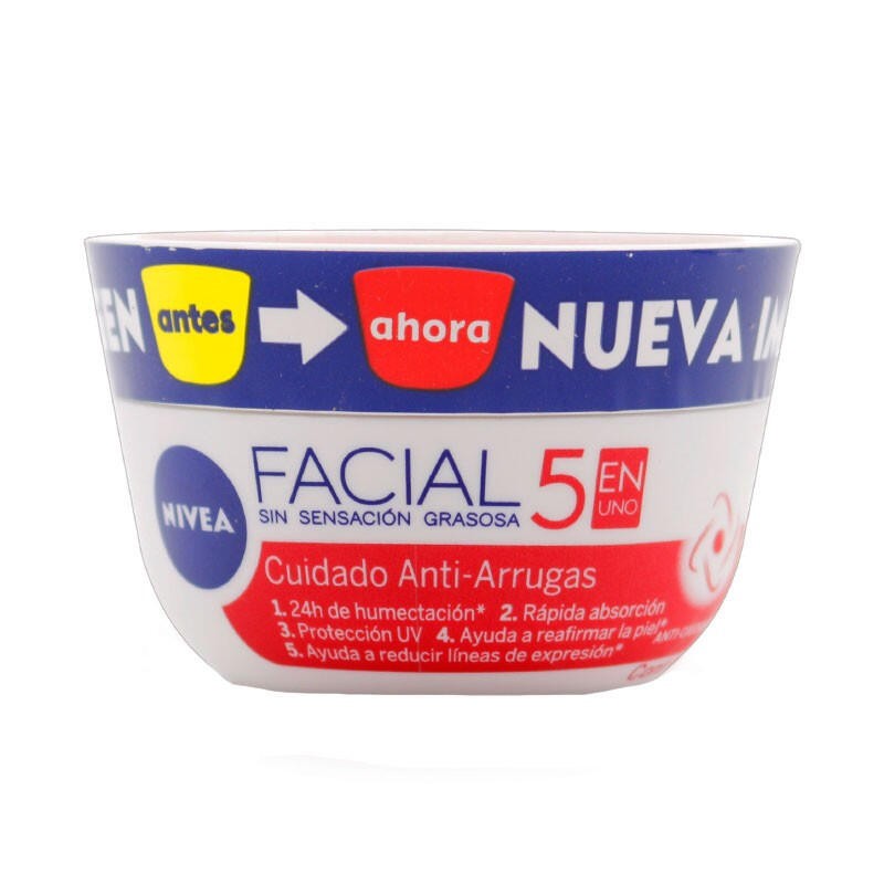 Crema Facial Nivea Cuidado Anti-Arrugas 50ml