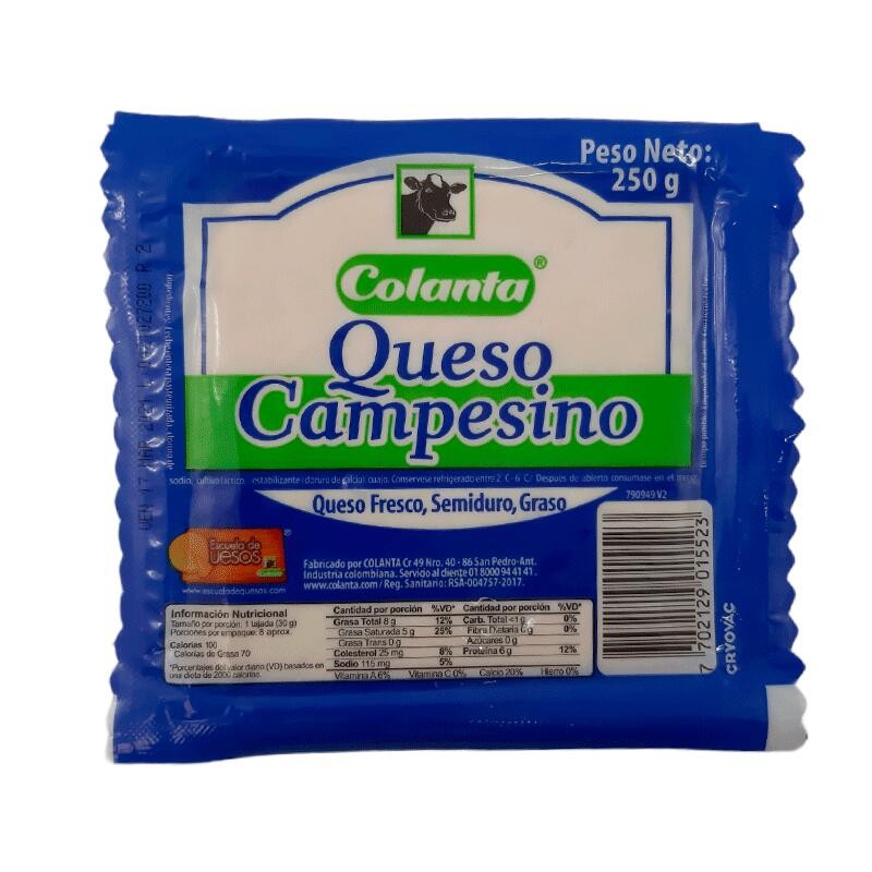 Queso Colanta Campesino 250gr