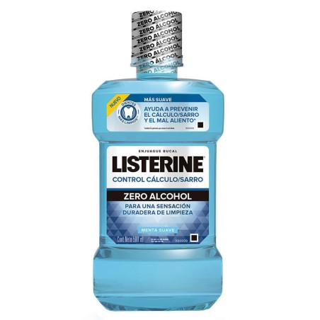 Enjuague Bucal Listerine Control Cálculo Sarro Menta Suave 500ml