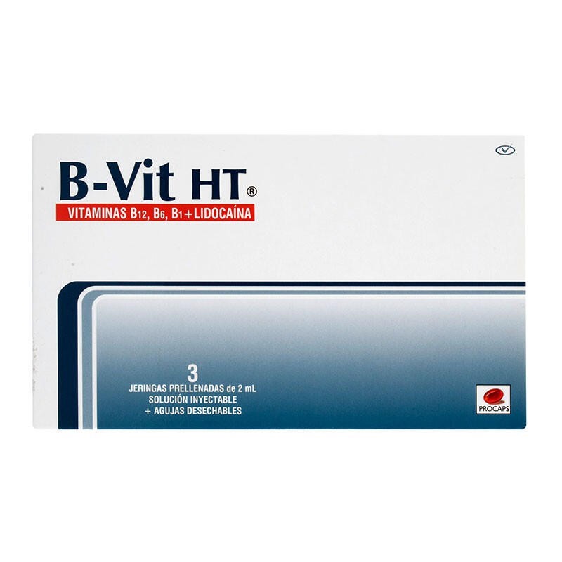 B-Vit HT 3 Jeringa Prellenada Fracción 1 Ampolla 2ml