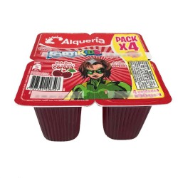 Gelatina Alquería Fortikids Sabor Cereza 4 Und 360gr