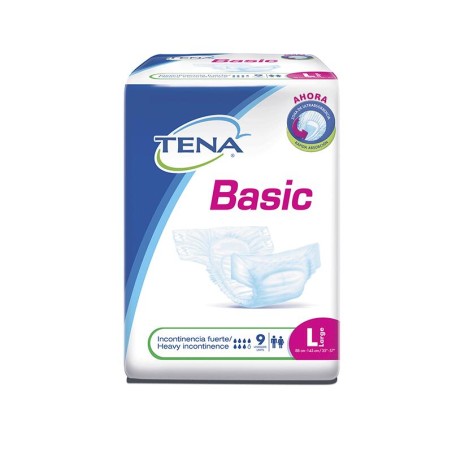 Pañal Tena Basic L 9 Und