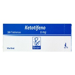 Ketotifeno Recipe 30 Tabletas 1mg