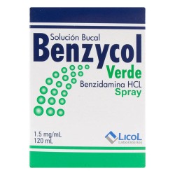 Solución Bucal Benzol Verde 120mL