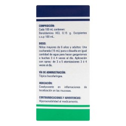 Solución Bucal Benzol Verde 120mL