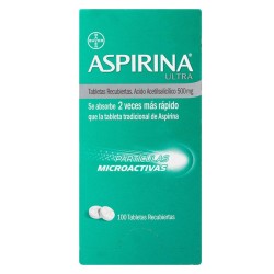 Aspirina Ultra Fracción 4 Tabletas