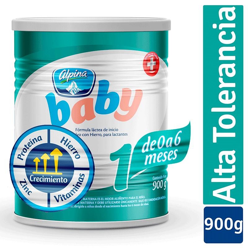 Leche Alpina Baby 1 Fórmula Infantil 900gr