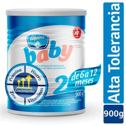 Leche Alpina Baby 2 Fórmula Infantil 900gr