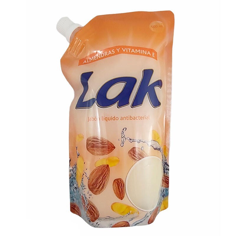 Jabón Liquido Lak  Almendras 500ml