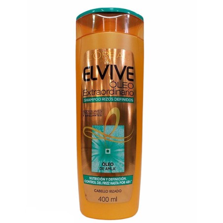 Shampoo Elvive Óleo Rizos Definidos 400ml