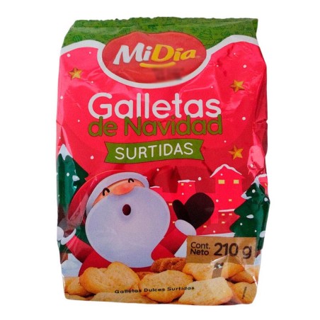 Galletas de Navidad Surtidas MiDía 210gr