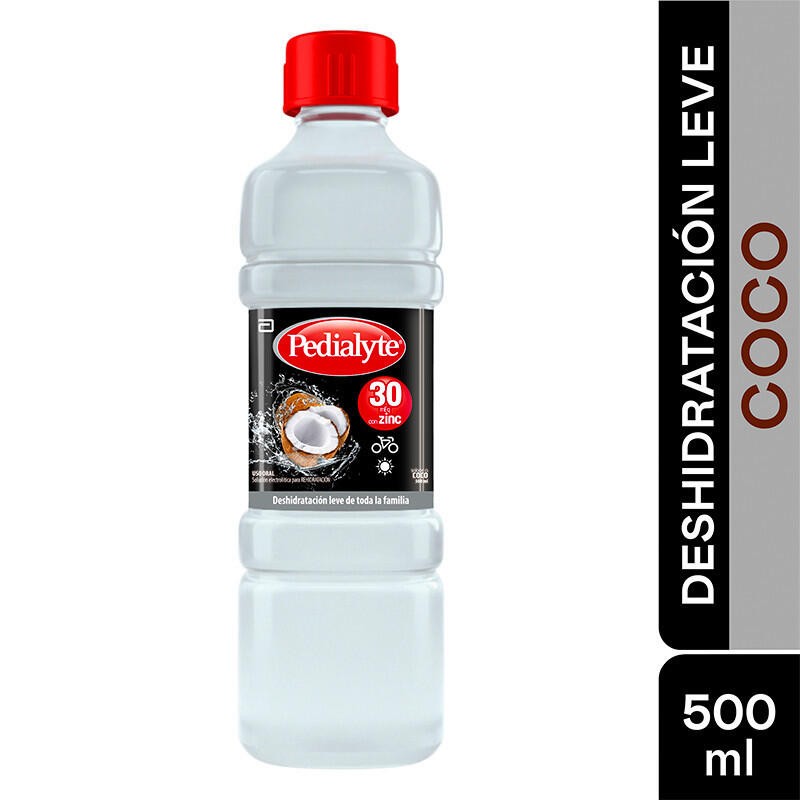 Suero Pedialyte Coco 30meq 500mL