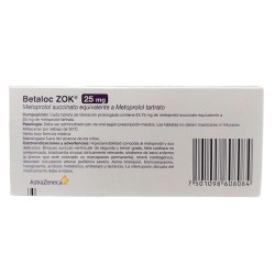 Betaloc Zok 30 Tabletas 25mg