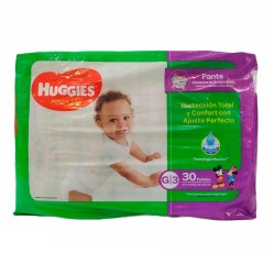 Pañales Huggies Active Sec Pants Etapa 3 30 Und