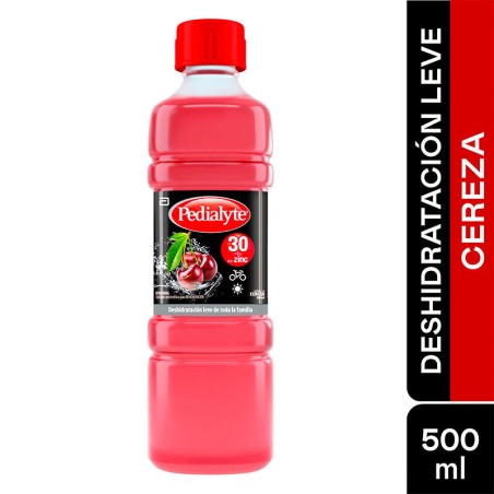 Suero Pedialyte Cereza 30meq 500mL