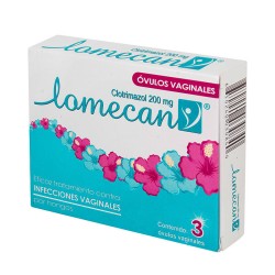 Lomecan Óvulos 3unds 200mg c/u