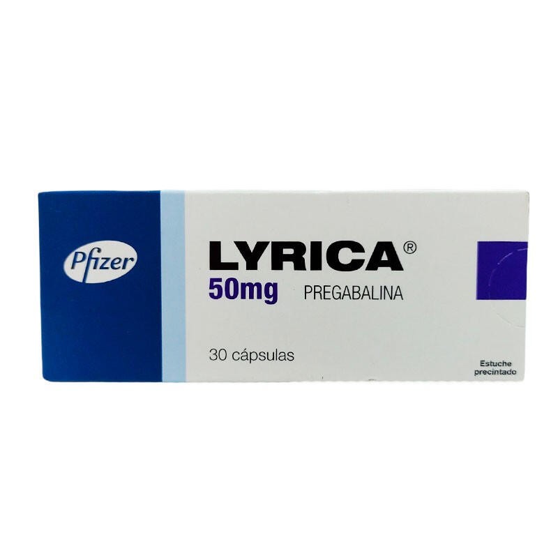 Lyrica Pfizer 30 Cápsulas 50mg