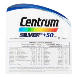 Centrum Silver +50 30 Tabletas