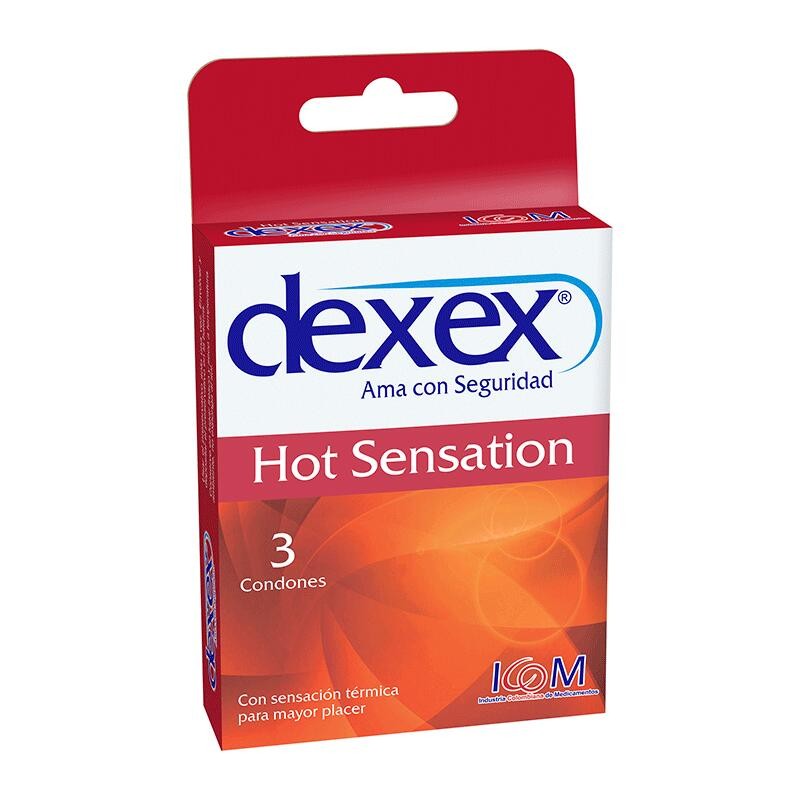 Preservativos Dexex Hot Sensation 3 Und Icom