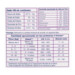 Suero Oral Hidra plus Uva 45meq 4 Sachets 400mL